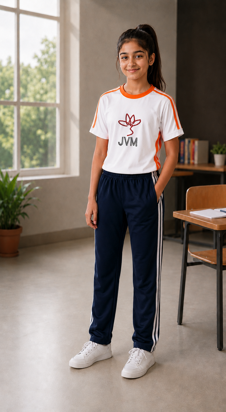 Girls House Uniform Track Pants